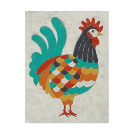 Chariklia Zarris 'Country Chickens I' Canvas Art,24x32